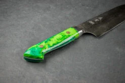 Yoshimi Kato SG2 Damascus Migaki Western Santoku 165mm -Helle Store yoshimi sg2 santoku 4